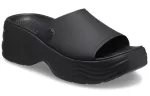 (WMNS) Crocs Skyline Slide Sandálias ‘Pretas’
