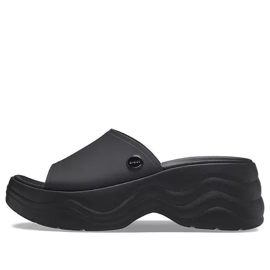 (WMNS) Crocs Skyline Slide Sandálias ‘Pretas’