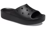 (WMNS) Crocs Slide de plataforma Crocs ‘Preto’