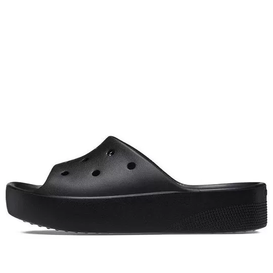 (WMNS) Crocs Slide de plataforma Crocs ‘Preto’