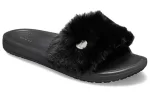 (WMNS) Crocs Sloane Luxe Slide ‘Preto’