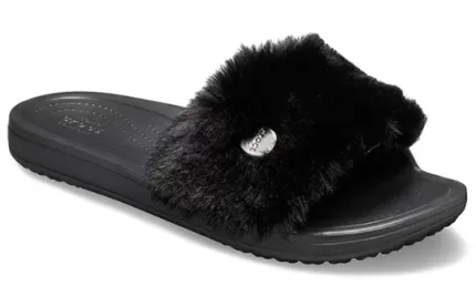 (WMNS) Crocs Sloane Luxe Slide ‘Preto’