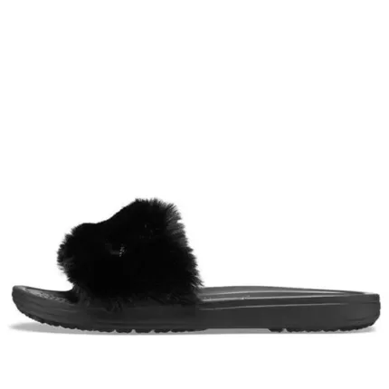 (WMNS) Crocs Sloane Luxe Slide ‘Preto’