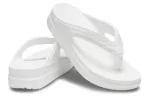 (WMNS) Crocs Sloane Snake Chinelos esportivos leves e aconchegantes brancos