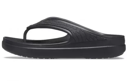 (WMNS) Crocs Sloane Snake Sapato casual minimalista preto