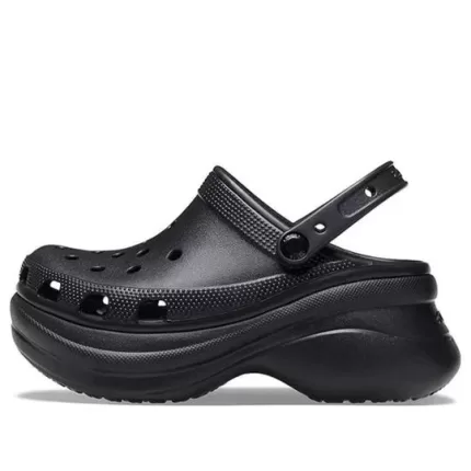 (WMNS) Crocs Small Whale Retro Crocs Sandálias Pretas Sola Grossa