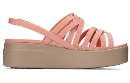 (WMNS) Crocs Sola Grossa Cozy Fashion Sandálias Esportivas Rosa