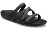 (WMNS) Crocs Splash Strappy Sandálias ‘Pretas’