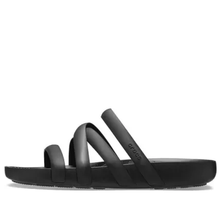 (WMNS) Crocs Splash Strappy Sandálias ‘Pretas’