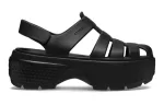 (WMNS) Crocs Stomp Fisherman Sandálias ‘Pretas’