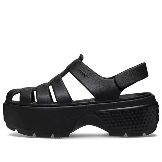 (WMNS) Crocs Stomp Fisherman Sandálias ‘Pretas’