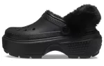 (WMNS) Crocs Stomp Forrado Clogs ‘Preto’