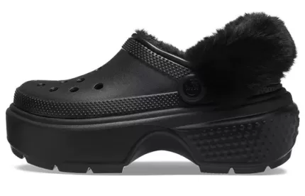 (WMNS) Crocs Stomp Forrado Clogs ‘Preto’