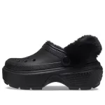 (WMNS) Crocs Stomp Forrado Clogs ‘Preto’