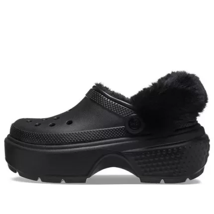 (WMNS) Crocs Stomp Forrado Clogs ‘Preto’