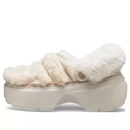 (WMNS) Crocs Stomp acolchoado Clogs ‘Estuque’