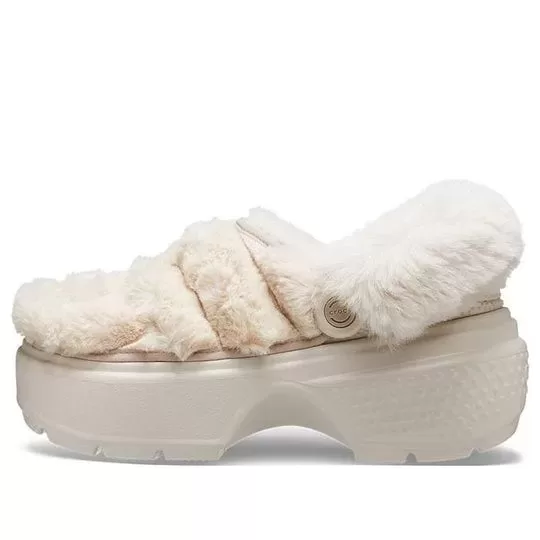 (WMNS) Crocs Stomp acolchoado Clogs ‘Estuque’