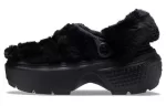 (WMNS) Crocs Stomp acolchoado Clogs ‘Preto’
