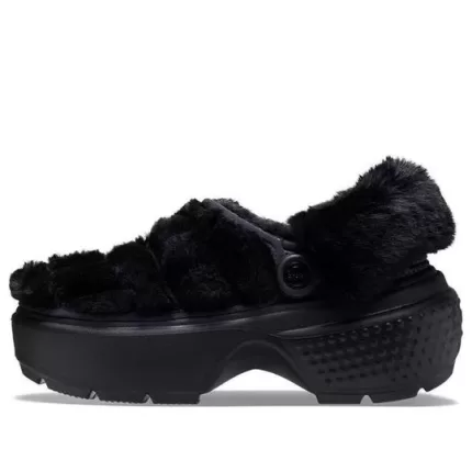 (WMNS) Crocs Stomp acolchoado Clogs ‘Preto’