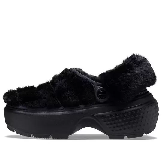 (WMNS) Crocs Stomp acolchoado Clogs ‘Preto’