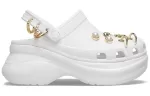 (WMNS) Crocs Tamanco Outdoor Classic Sandálias Desportivas Branco