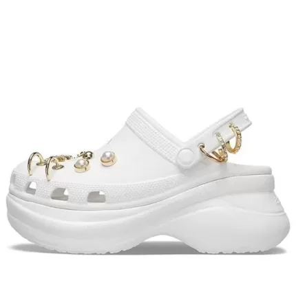 (WMNS) Crocs Tamanco Outdoor Classic Sandálias Desportivas Branco