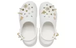 (WMNS) Crocs Tamanco Outdoor Classic Sandálias Desportivas Branco