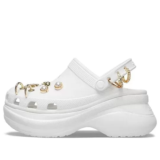 (WMNS) Crocs Tamanco Outdoor Classic Sandálias Desportivas Branco