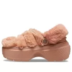 (WMNS) Crocs Tamanco acolchoado Stomp ‘Laranja’
