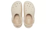 (WMNS) Crocs Tamanco forrado com plataforma Baya ‘Bege’