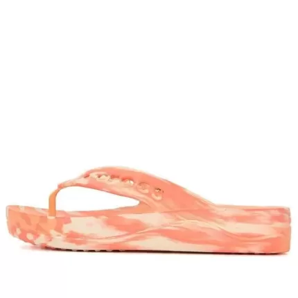 (WMNS) Crocs Tangas com plataforma Baya ‘Laranja’