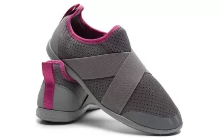 (WMNS) Crocs Tênis Swiftwater Slip-On ‘Cinzento Rosa’