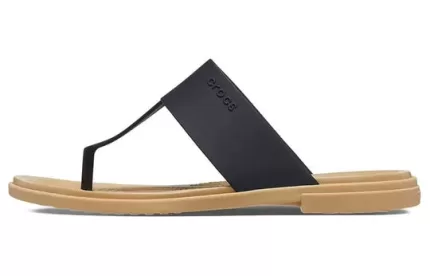 (WMNS) Crocs Tulum Flip ‘Preto’