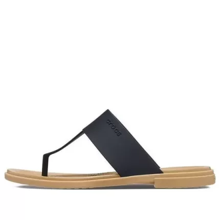 (WMNS) Crocs Tulum Flip ‘Preto’