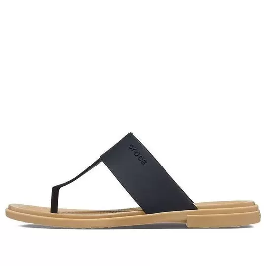 (WMNS) Crocs Tulum Flip ‘Preto’