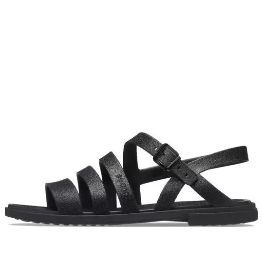 (WMNS) Crocs Tulum Sandálias ‘All Black’