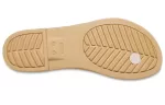 (WMNS) Crocs Tulum Shimmer Toe Post Sandálias ‘Pink Clay’
