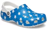 (WMNS) Crocs USA Padrão Impressão Leve Sandálias Aconchegantes Azul Vermelho