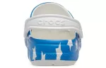 (WMNS) Crocs USA Padrão Impressão Leve Sandálias Aconchegantes Azul Vermelho