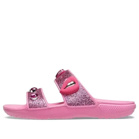 (WMNS) Crocs x Benefit Classic Sandálias ‘Pink Lemonade’