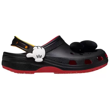 (WMNS) Crocs x Mickey Mouse Classic Clogs ‘Preto Vermelho’