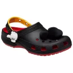 (WMNS) Crocs x Mickey Mouse Classic Clogs ‘Preto Vermelho’