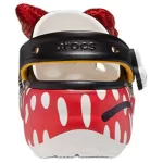 (WMNS) Crocs x Minnie Mouse Classic Plataforma Clogs ‘Preto Vermelho Branco’