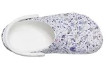 (WMNS) Liberty London x Crocs Classic Clog Beach Flowers Sandálias Brancas