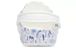 (WMNS) Liberty London x Crocs Classic Clog Beach Flowers Sandálias Brancas