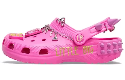 (WMNS) LittleBig x Crocs Classic Clog Sandálias Unissex Rosa