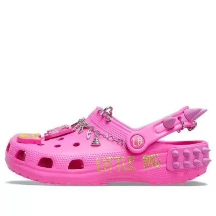 (WMNS) LittleBig x Crocs Classic Clog Sandálias Unissex Rosa